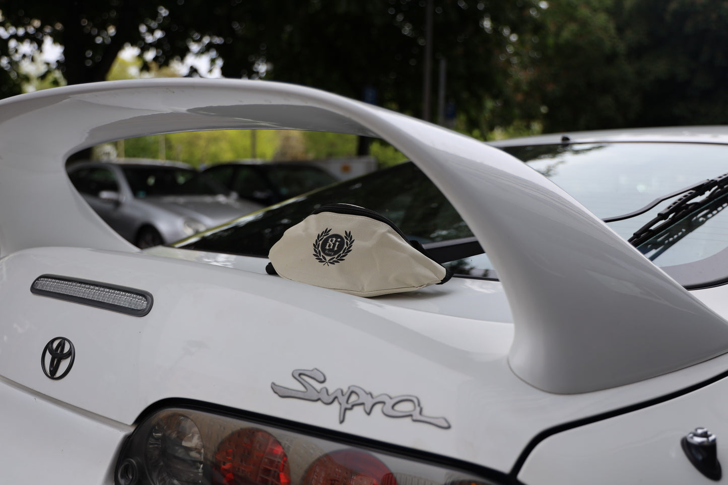 8i Gang Bauchtasche Beige